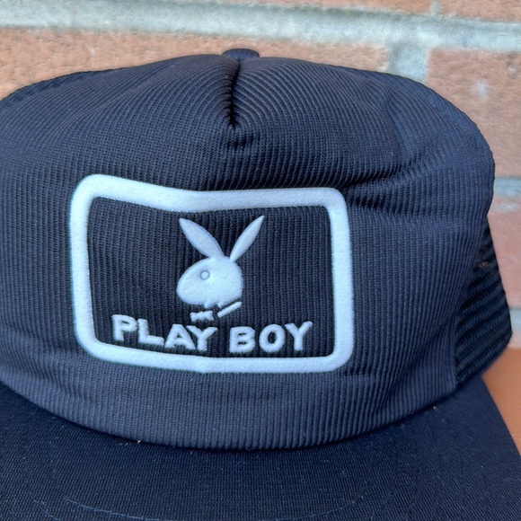 Vintage PLAYBOY Snapback / 80s / 90s / Trucker Style / Made In Taiwan - Picture 4 of 10